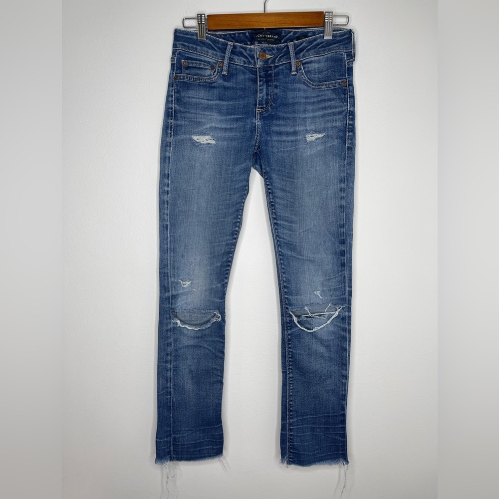 Lucky Brand Orta Ankle Distressed Jeans Size 0/25